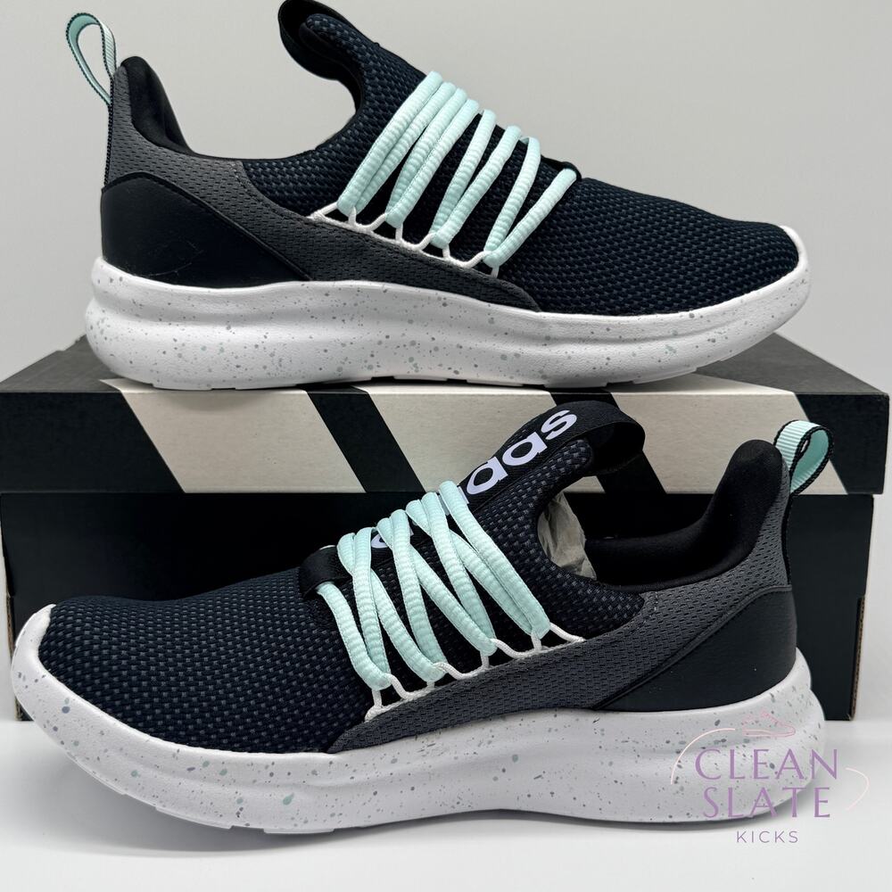 Adidas Lite Racer Adapt 7.0 K Navy/Mint Kids 4.5 NIB